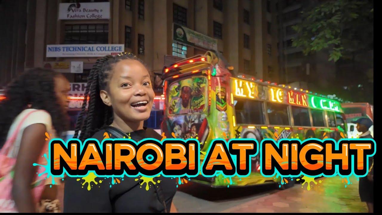 Nairobi at Night 🌃 | Walking Through the City After Dark