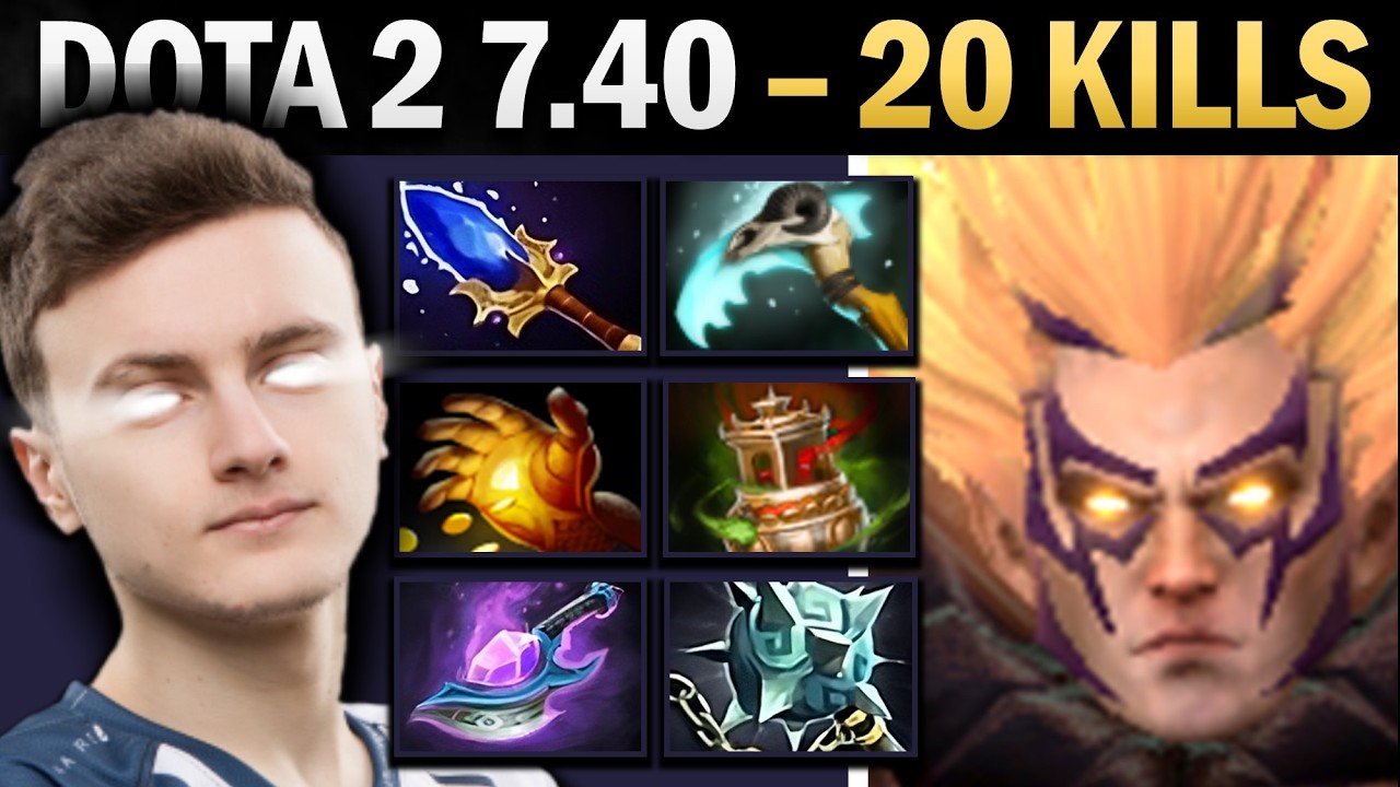 Invoker Mid with Vessel and 20 Kills - Dota 2 Gameplay