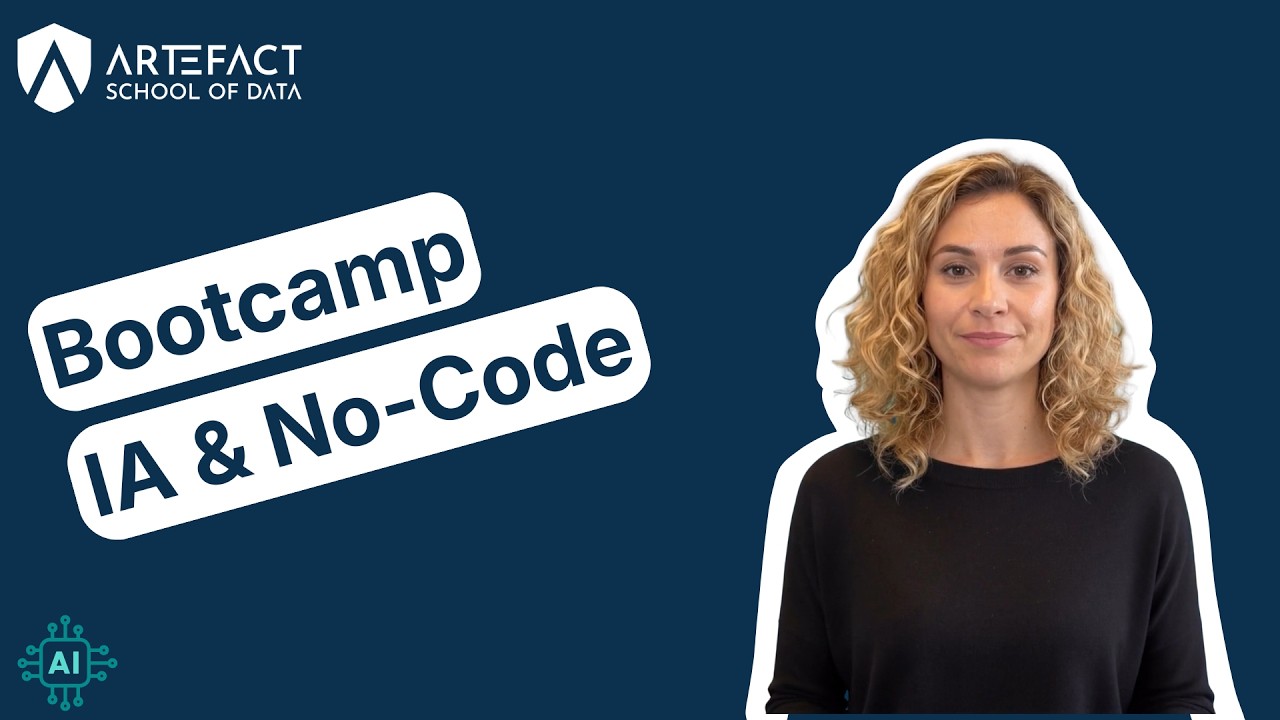 Pr&eacute;sentation Formation IA & No-Code - Artefact School of Data