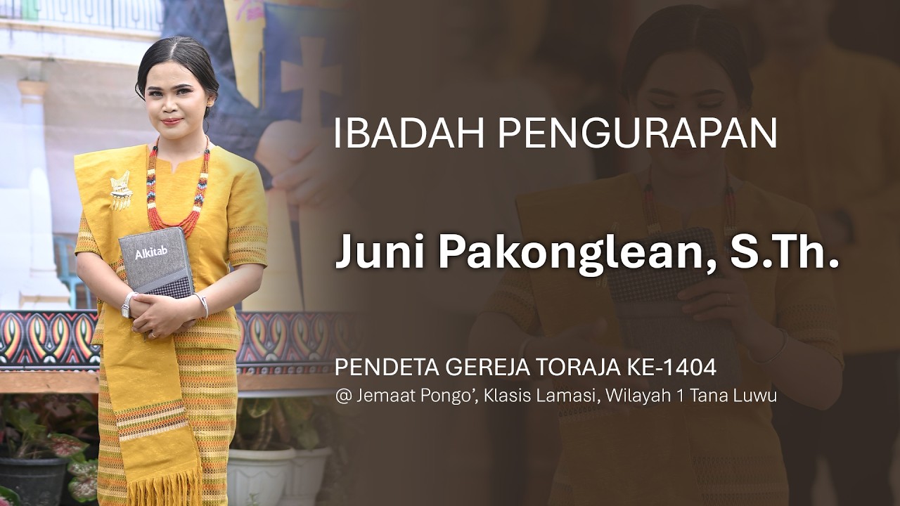🔴 [LIVE] - IBADAH PENGURAPAN Juni Pakonglean, S.Th. | 14.02.2026