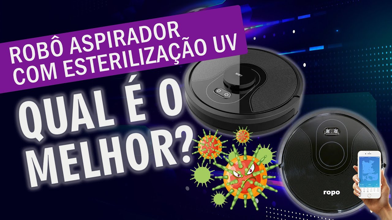 🤖 Robô Aspirador Com Função De Esterilização UV 👉🤔 Qual é o melhor? #qualroboaspiradorcomprar