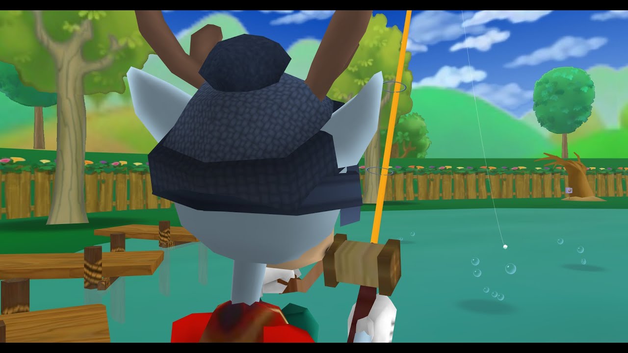 Toontown Gameplay, but it's Fishing