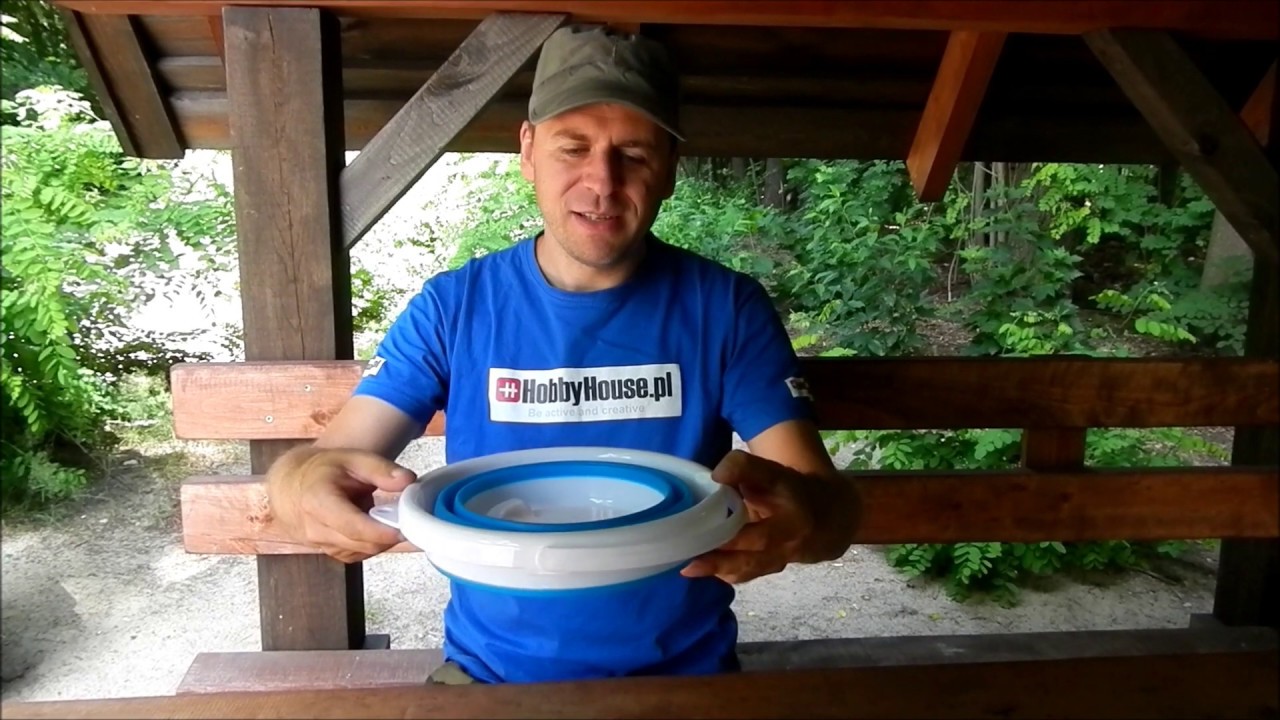 Składane wiadro silikonowe VG7687 z HobbyHouse.pl