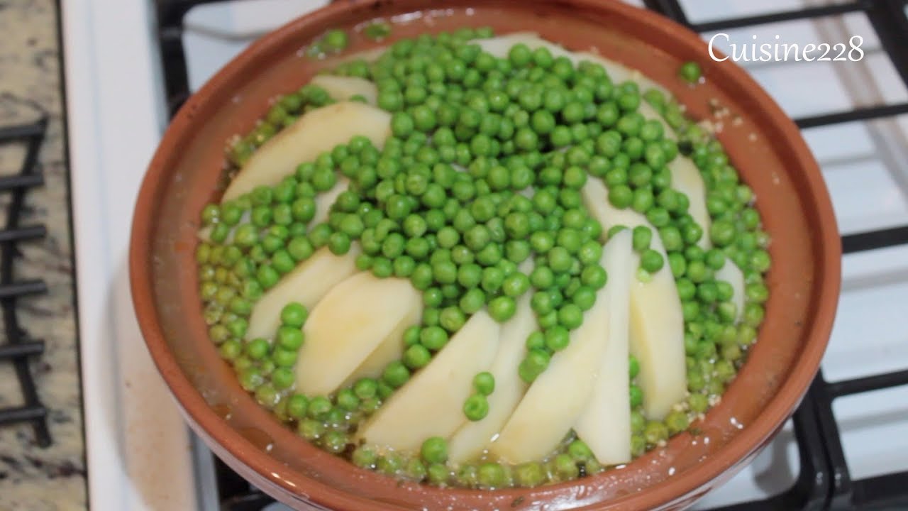 How to make Chicken Tagine (Potatoes & Peas) ?