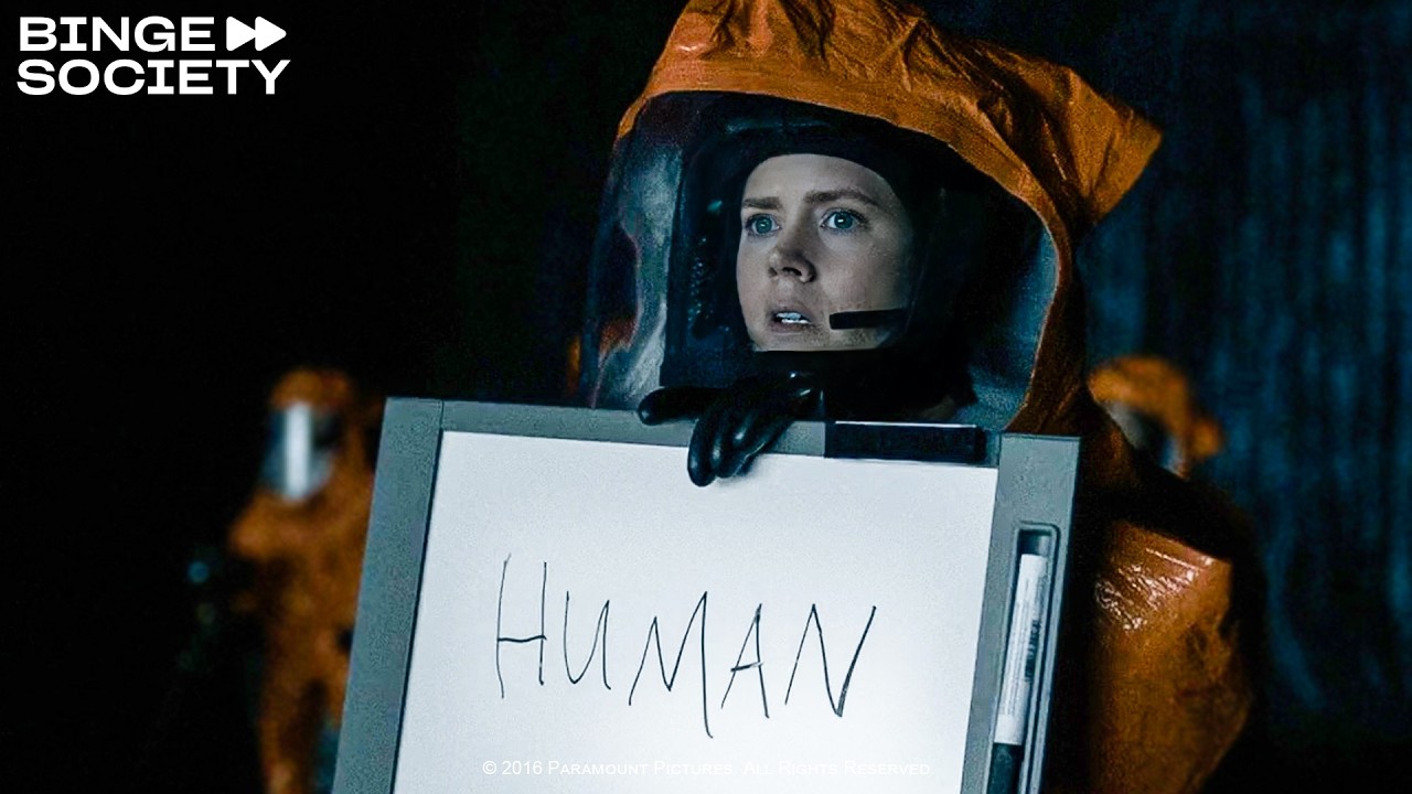 Arrival (2016): Talking With Aliens Scene | First Alien Contact