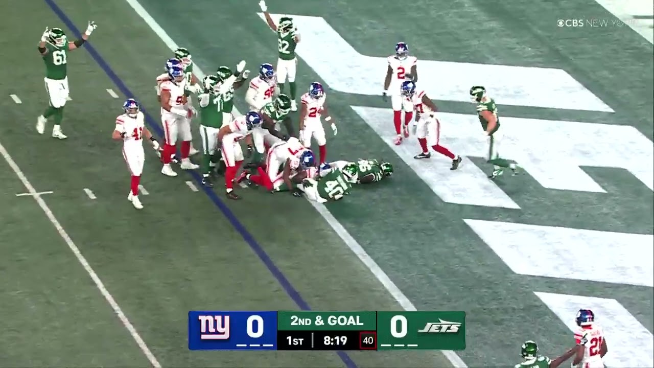 Chip Trayanum runs it in for the first TD of the game!