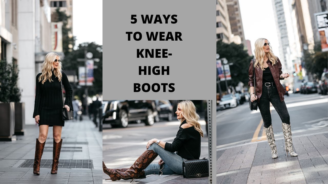 5 Ways to Wear Knee-High Boots | Fashion Over 40
