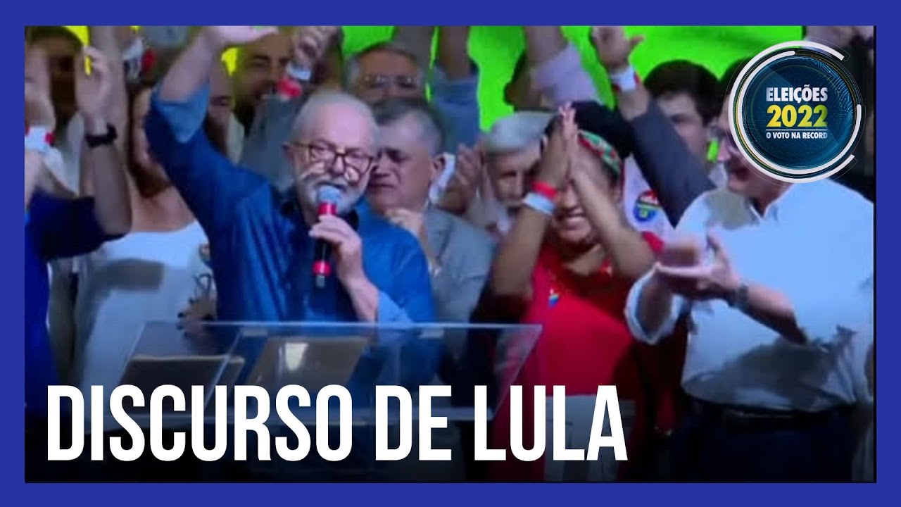 Veja o primeiro pronunciamento de Lula após vitória nas eleições