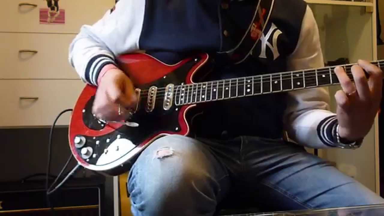 Red Special Brian May su telaio Jim Reed + Vox ac30 + Treble Booster Fryer Deluxe