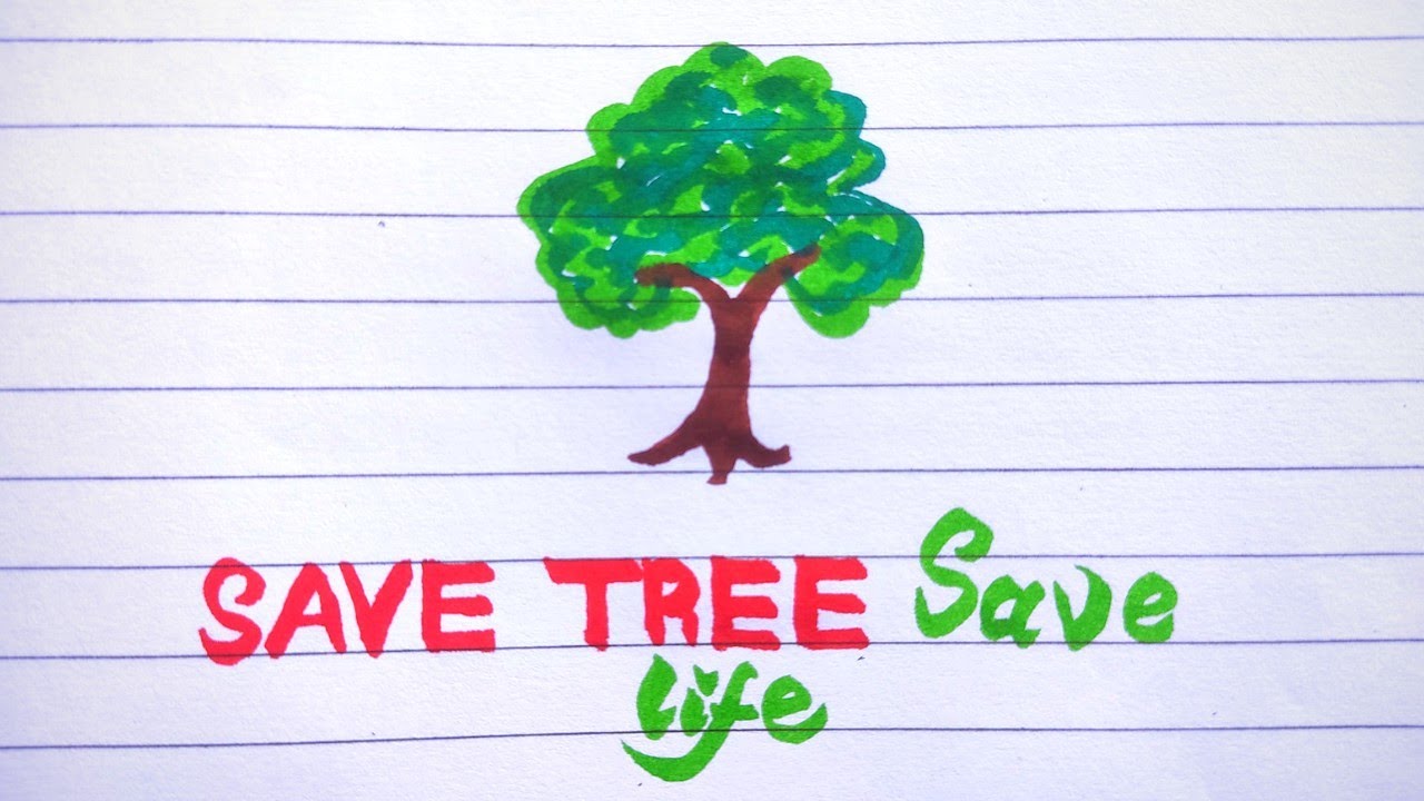 Save Tree 🌳 Save Life Writing // Paragraph on Save Tree // How To Write Paragraph On Save Tree....
