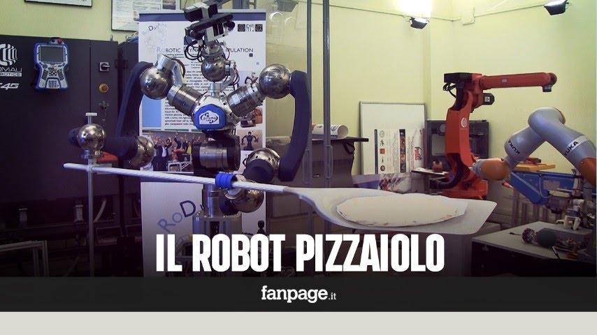 Rodyman: nasce a Napoli il robot pizzaiolo del futuro
