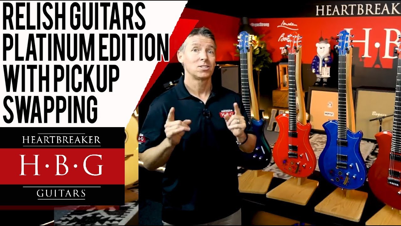 Relish Guitars Platinum Edition with Pick Up Swapping