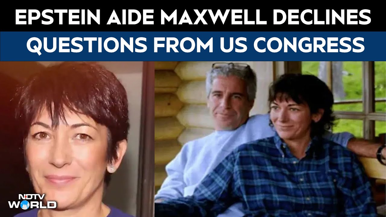 Epstein Scandal | Epstein's Aide Maxwell Refuses To Answer Questions From US House Panel
