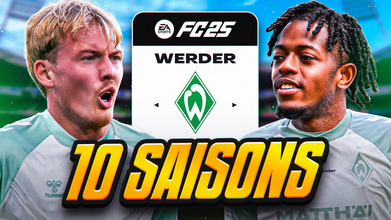 Ich übernehme WERDER BREMEN für 10 SAISONS 🔟🔥