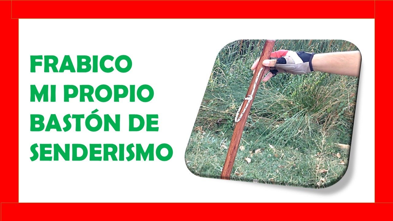 #Bastón #senderismo #madera  Fabrico mi própio bastón de senderismo de madera. Hacer bastón TREKKING