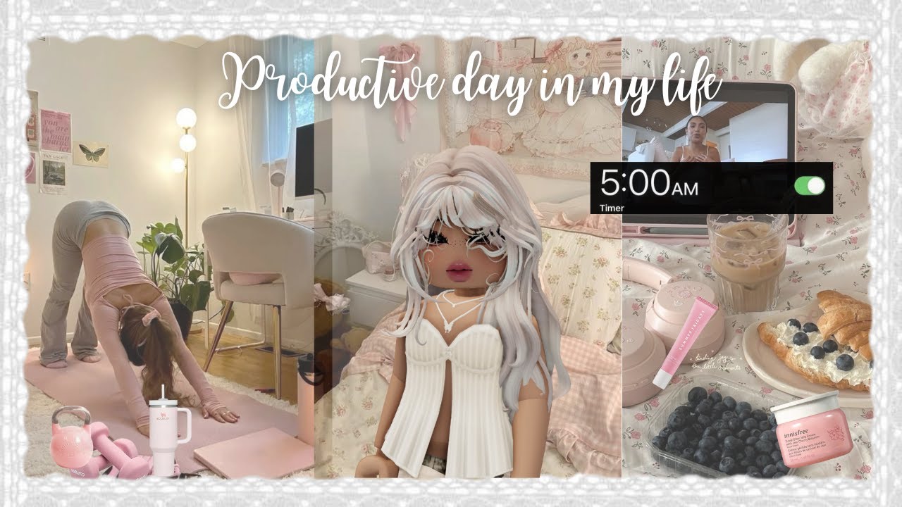 Productive day in my life|| Voice🎙️|| Berry Avenue Rp