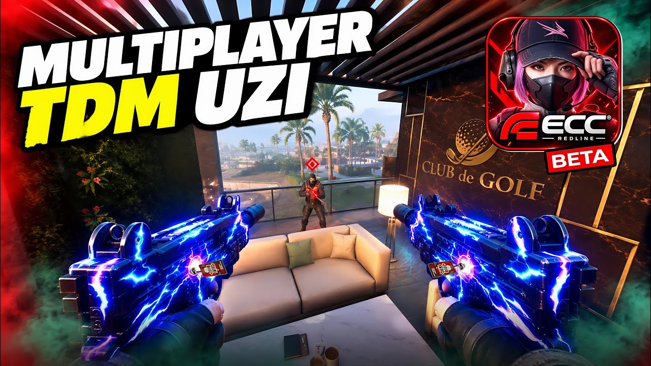 ECC: REDLINE Multiplayer TDM Gameplay ( Uzi ) | New PC & MOBILE Extreme Battlefield Game!