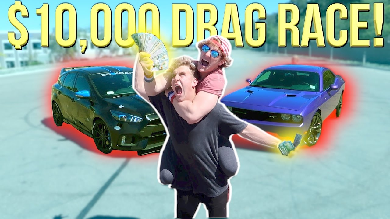 DRAG RACING MY BROTHER FOR $10,000! (Who Will Win?!)