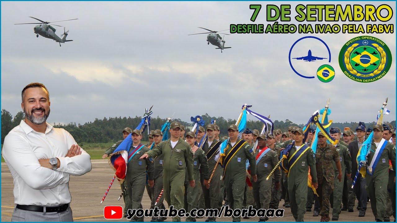 [IVAO BR] 7 de Setembro, desfile a&eacute;reo no c&eacute;u do Brasil!