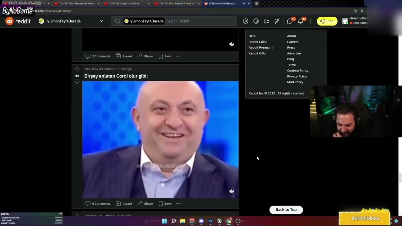 ELRAEN LİMON TAYFA REDDİT VİDEOLARI İZLİYOR I 1