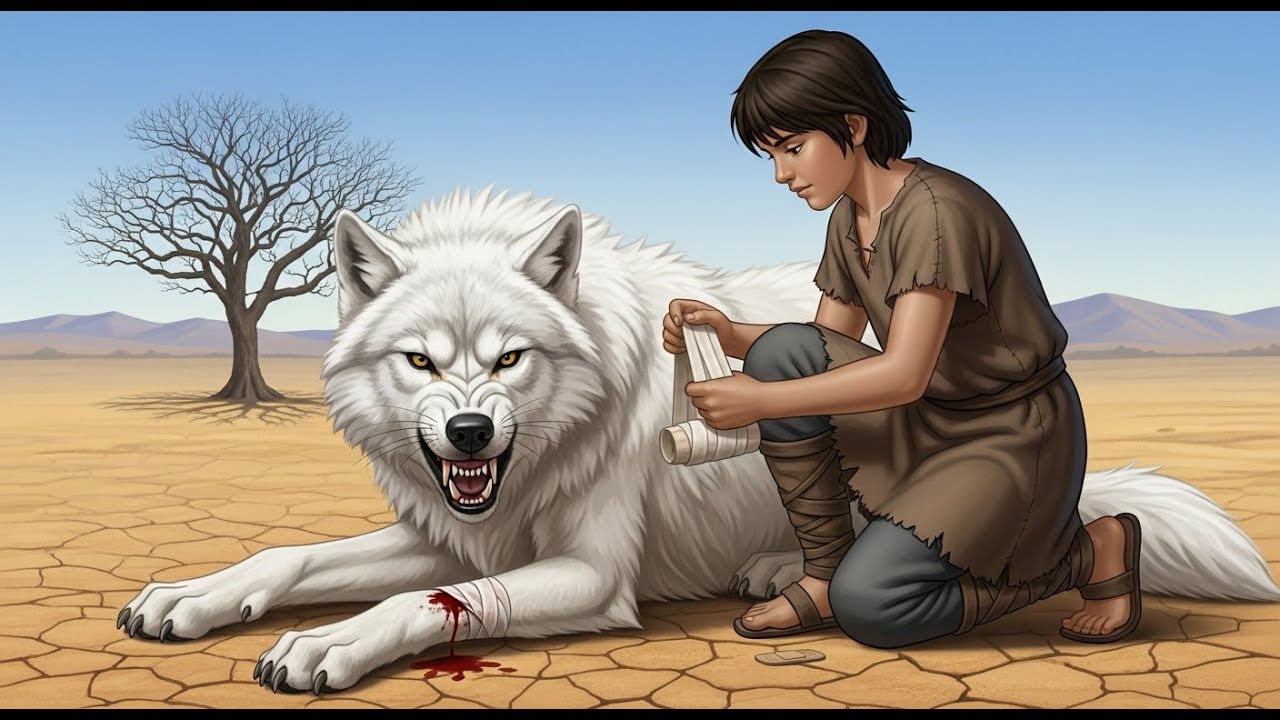 قصة الشاب اليتيم الذي أنقذ ذئب,ا جريح,ا فغي,رت حياته بكنز, لا ي,قد,ر بثمن