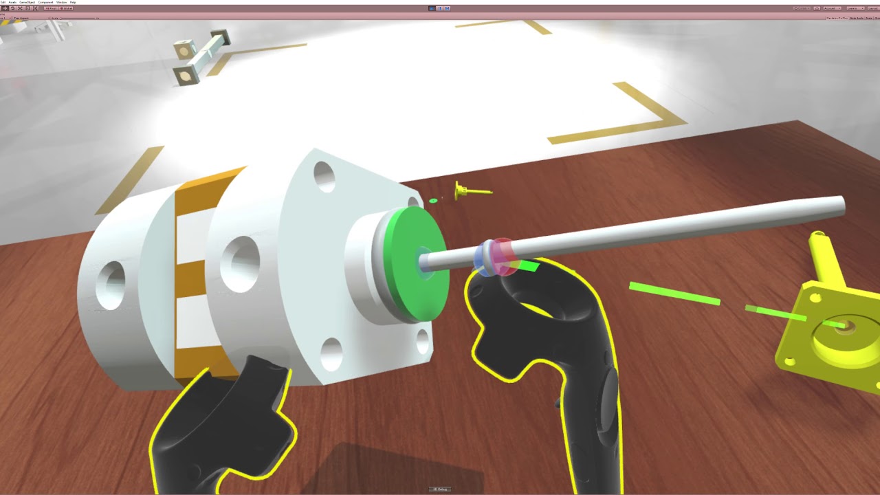 VR Assembly of a Mechanical Device