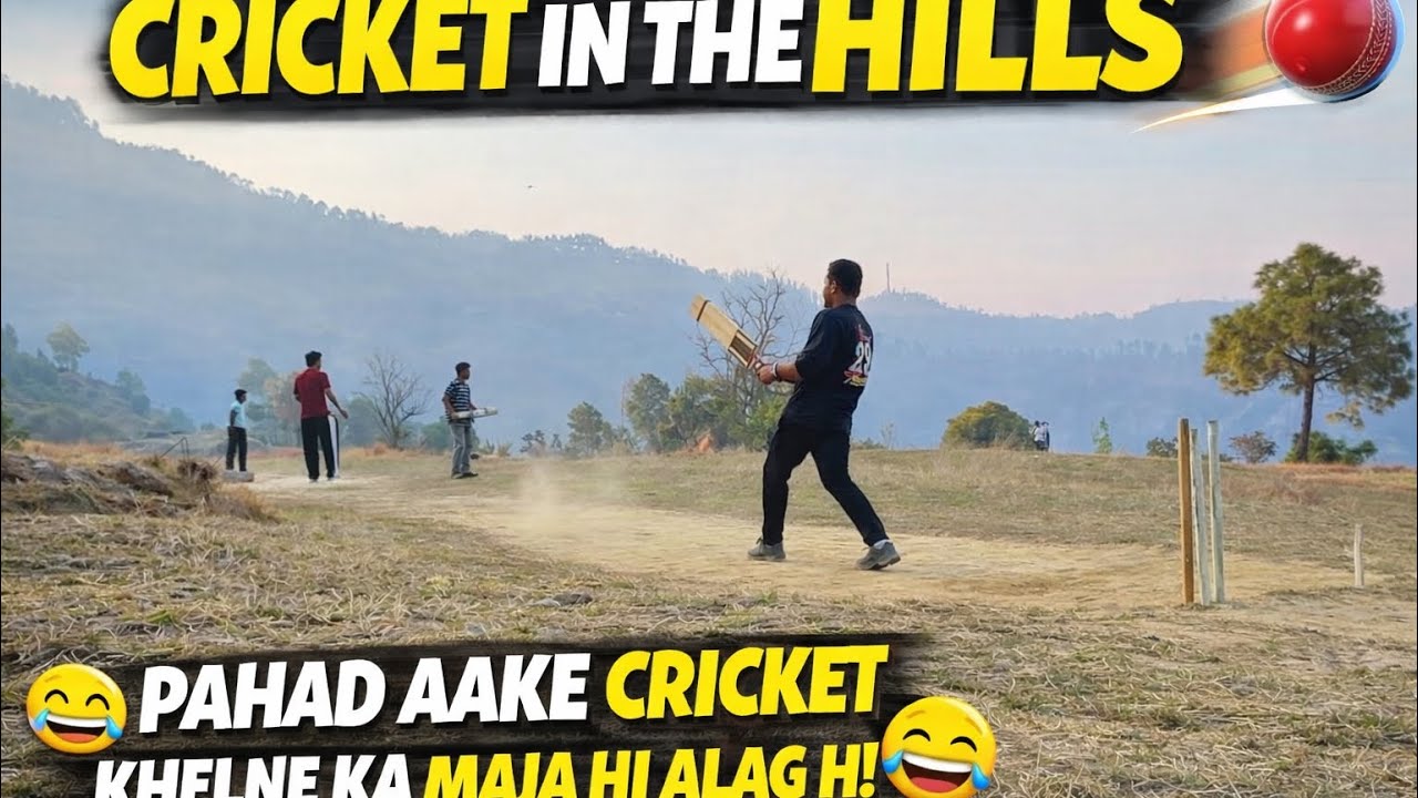 Pahad Mein Cricket Match | Village Cricket Ka Alag Hi Maja 😍🏏