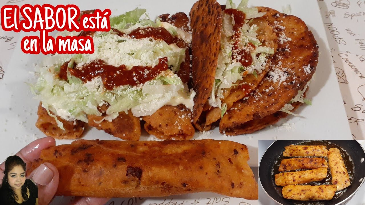 EL SABOR está en la MASA😋TACOS de PAPA, 2 INGREDIENTES en la MASA que los hace PERFECTOS👌