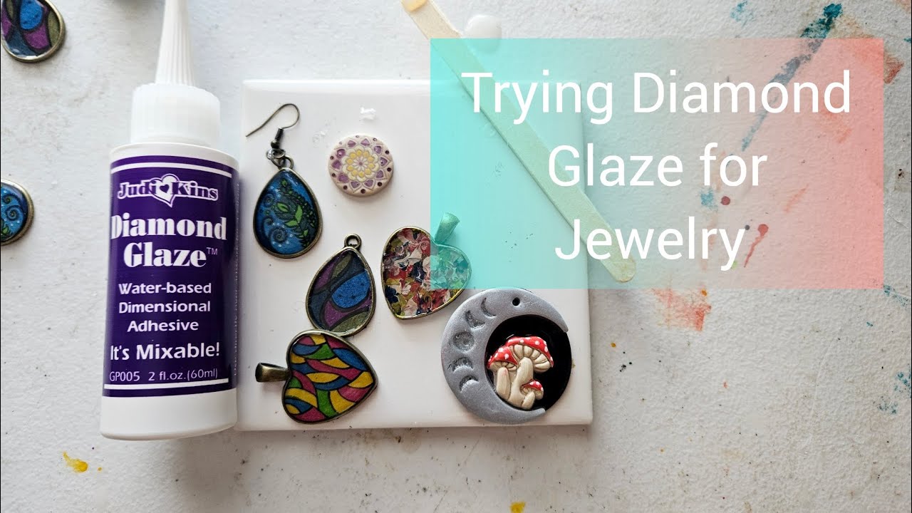 Trying out JudiKins Diamond Glaze for Jewelry Projects