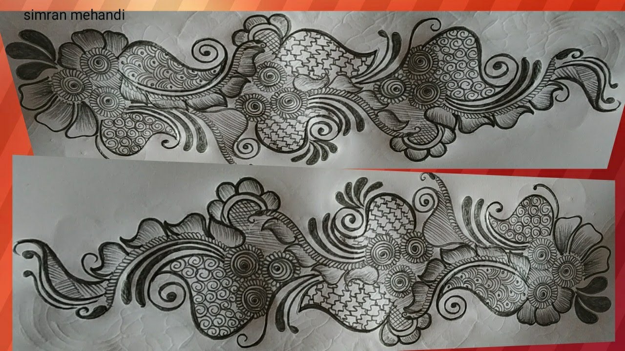 Easy And Beautiful Arabic Mehandi Design||#arabicmehndi #2024mehandidesign