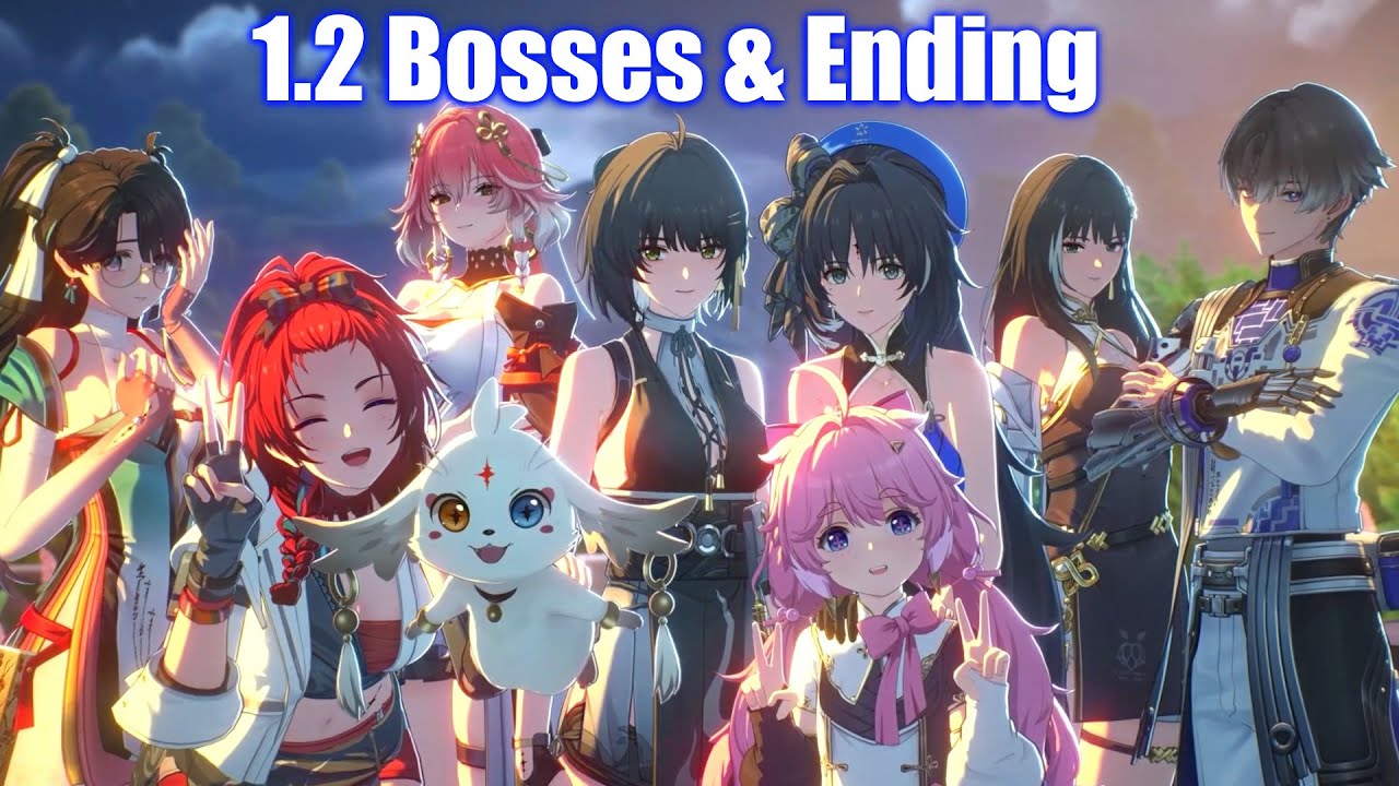 Wuthering Waves 1.2 - All Boss Fights & Ending (Full Story)