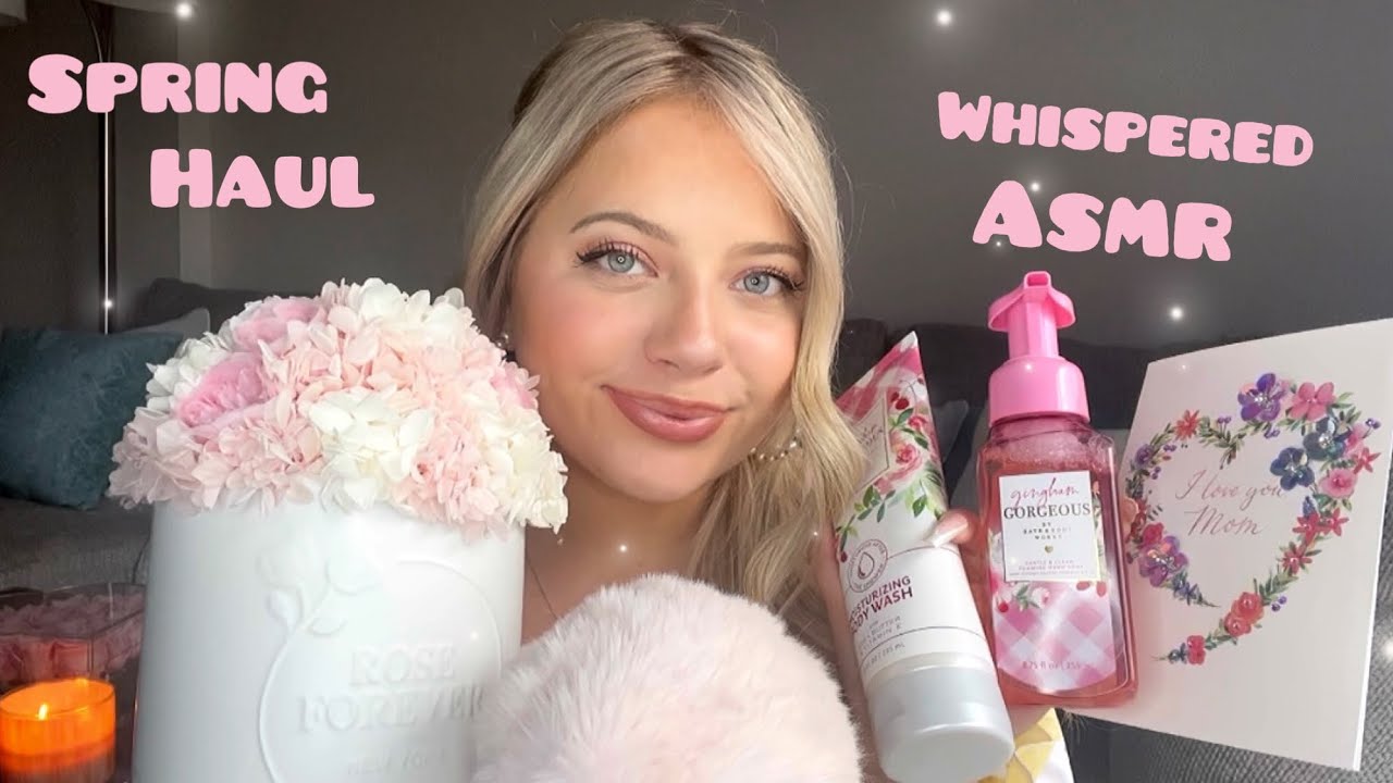 Asmr Collective Haul | Bath & Body Works, Shein, Target (Ft. Rose Forever) Tapping & Scratching