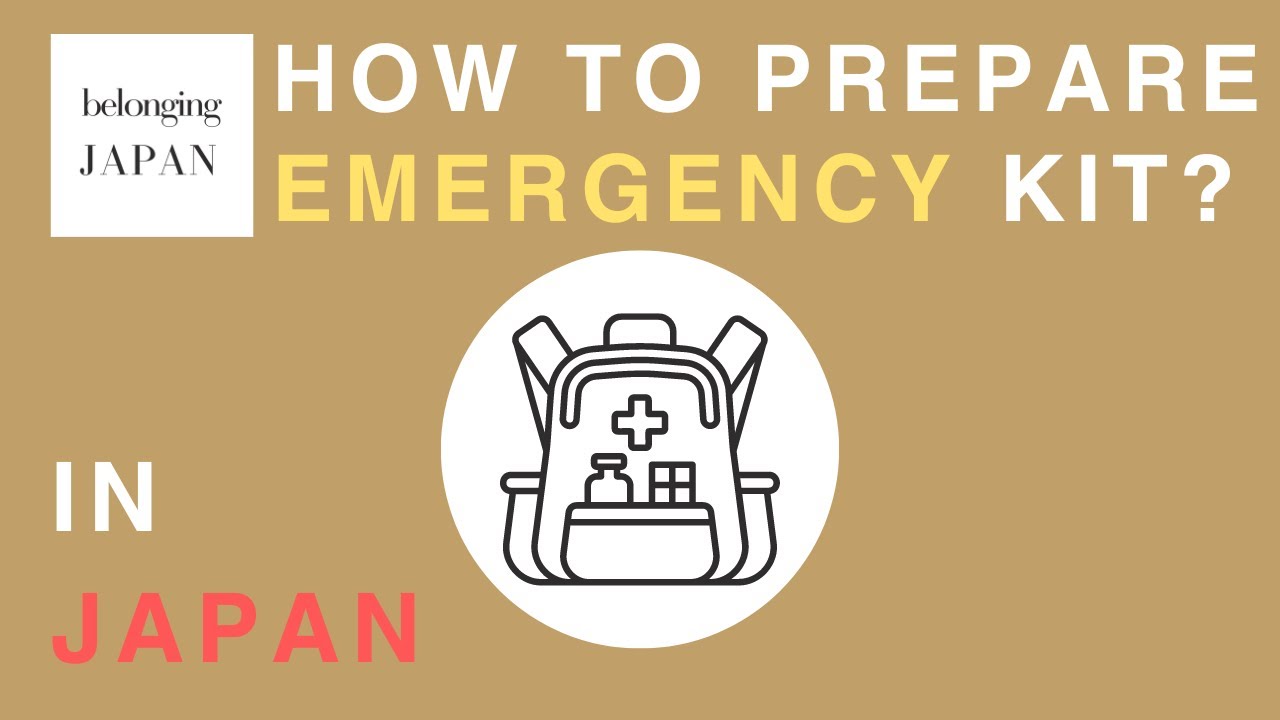 [Emergency Kit ]How to prepare? Expert Tips from a Disaster prevention expert