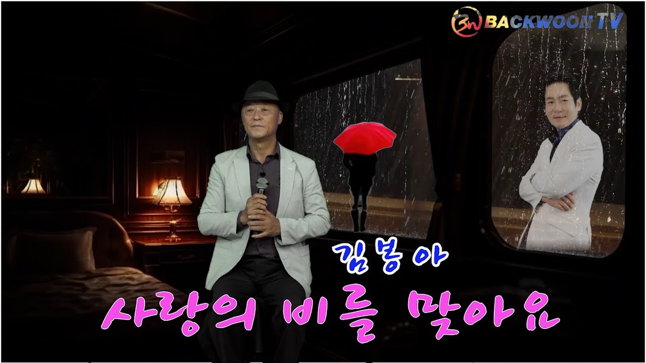 배금성  사랑이 비를 맞아요  김봉아 (가사첨부) 색소폰 장진수 기타 임영수 백운tv