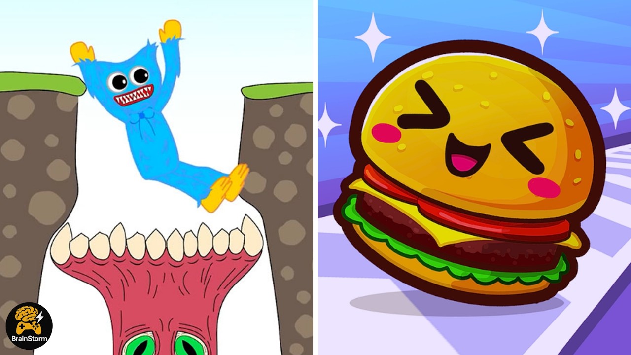 Hugy's Funny Animated Story Vs Food Run - Max Gameplay | Android & iOS(New Update)