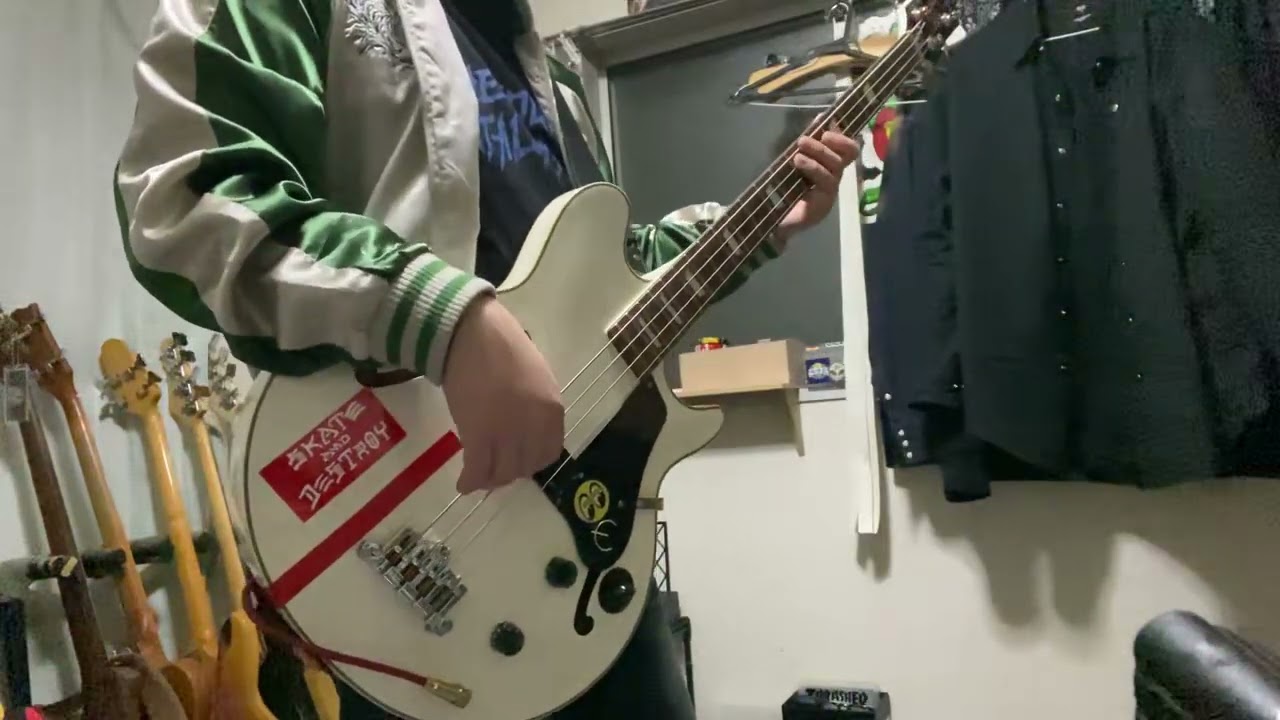 尾崎紀世彦 -  また逢う日まで (ベース弾いてみた) Epiphone Jack Casady Bass