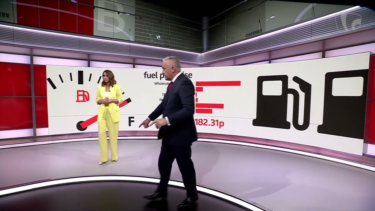 Preview of the new BBC News Studio B facility on The One Show (13th June 2022)