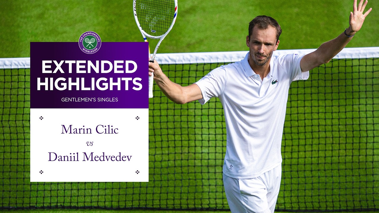 Medvedev mastery! | Marin Cilic vs Daniil Medvedev | Extended Highlights | Wimbledon 2026