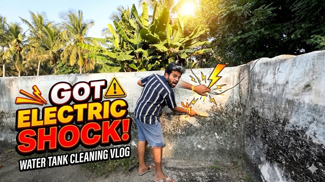 Water Tank Cleaning Day Turned Into a Disaster | Compressor Issues + Shock ⚡