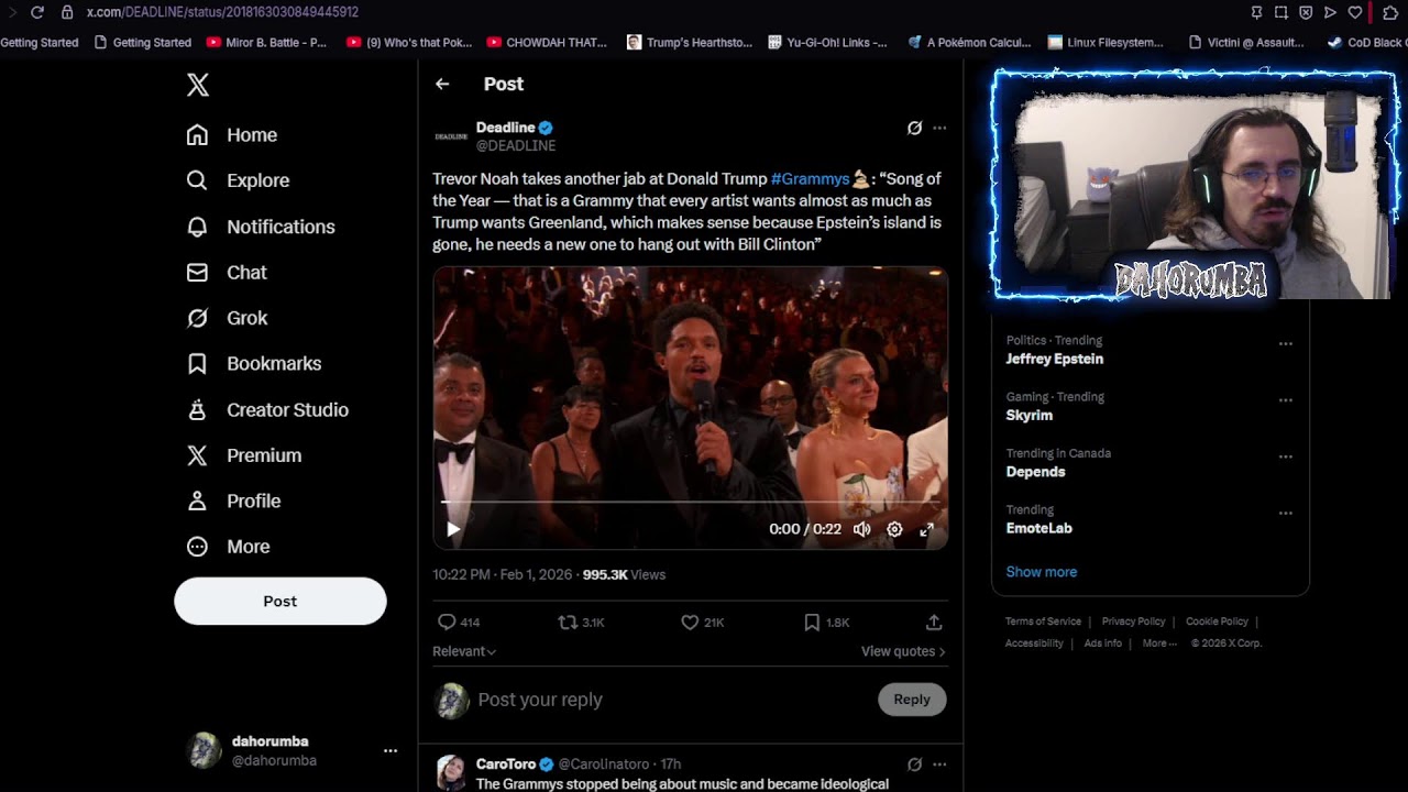 RUBIA, EPSTEIN AND POL, BAD NEWS FOR REPUBLICAN ELECTIONS, THE GRAMMYS AND MORE