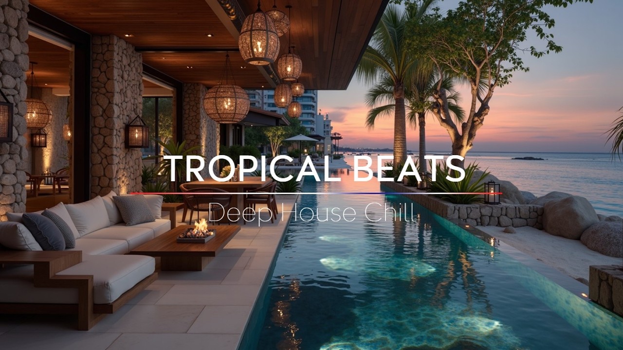 Тропический Deep House Chill Mix 🌴 Расслабляющие пляжные вайбы Deep House Music