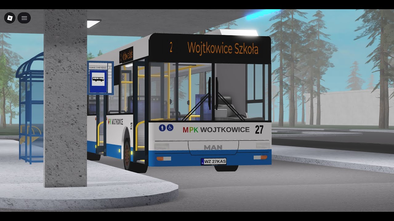 Roblox: MPK Wojtkowice - MAN NL263 #27 Linia 2