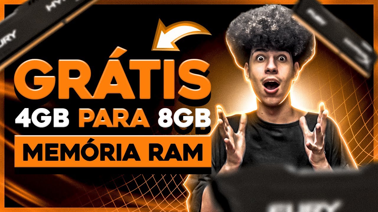 4GB para 8GB SIMPLESMENTE! COMO AUMENTAR A MEM&Oacute;RIA RAM  do PC de GRA&Ccedil;A com POUCOS PASSOS 2022