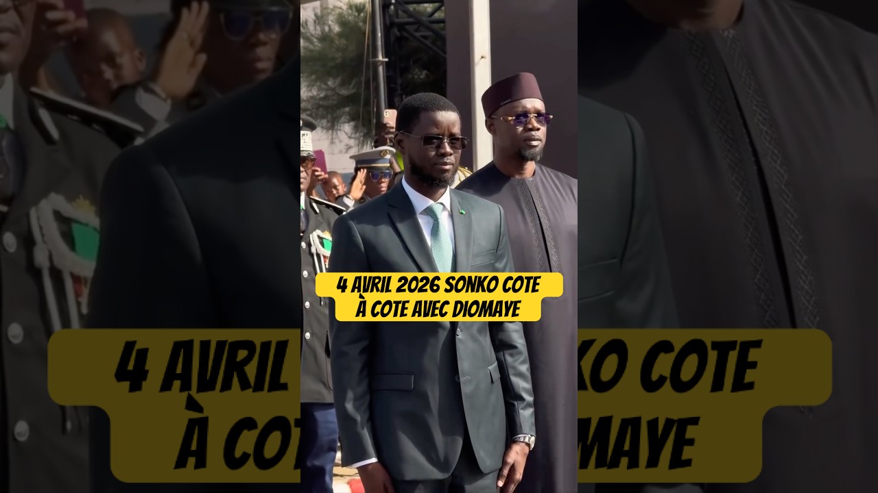 4 avril 2026 Sonko cote &agrave; cote avec Diomaye #archiiqsatv #humour