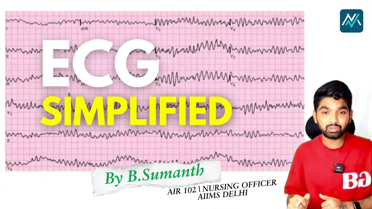 ECG Simplified 💯 by B.Sumanth | MEDsee Nursing 
