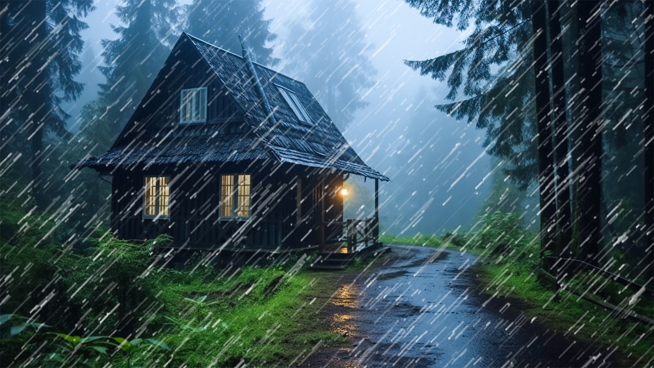 Defeat All Sleep Problems to Sleep Soundly Instantly - Heavy Rainstorm on Tin Roof & Loud Thunder