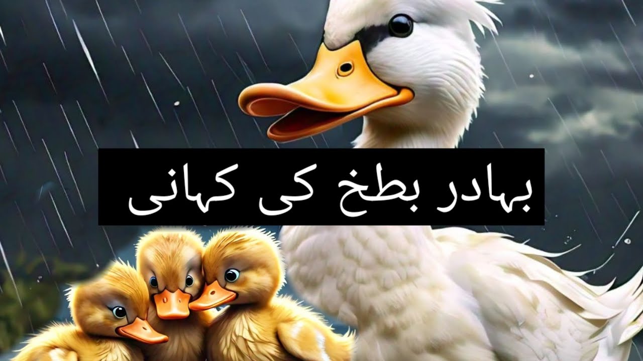 بہادر بطخ کی کہانی 🪿🌊🫧| Brave duck Saved her Ducklings 