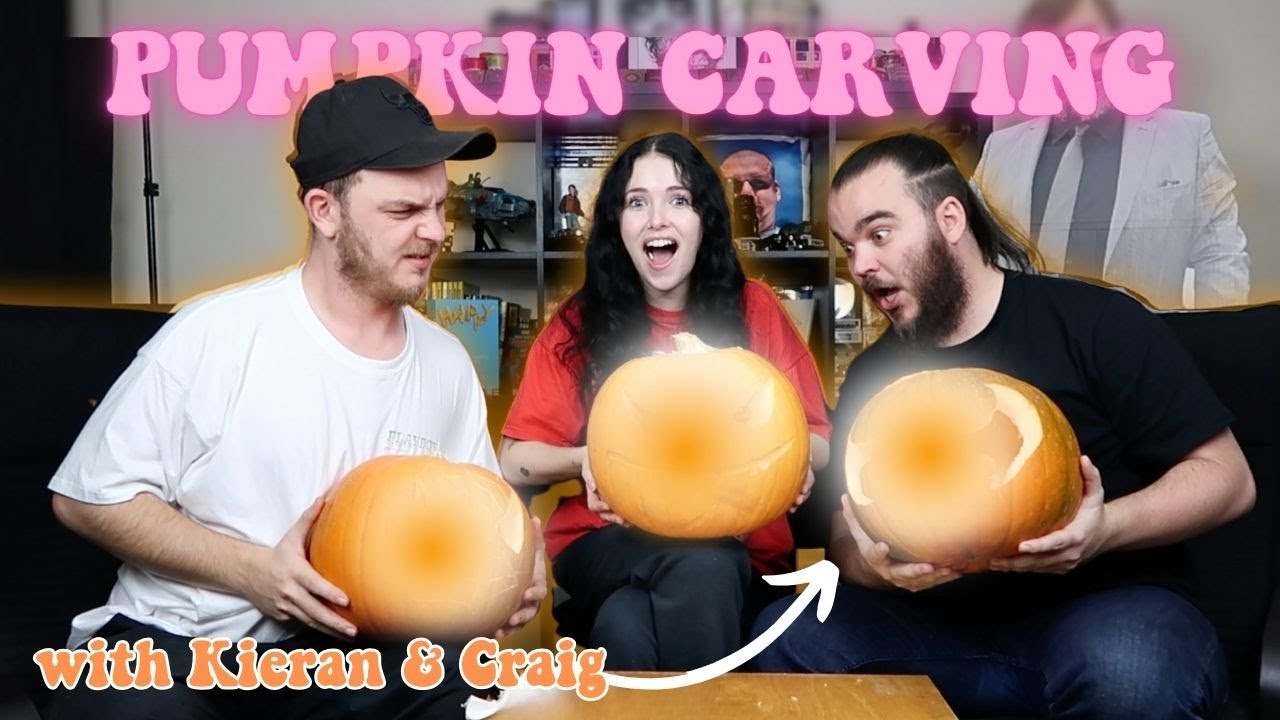 CHAOTIC PUMPKIN CARVING (w/CraignotCreg & Kieran)