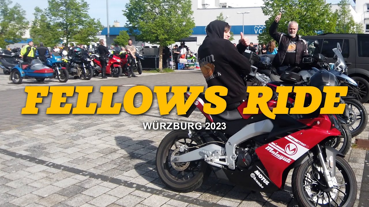 Fellows Ride W&uuml;rzburg 2023 - Odenwald Motovlog