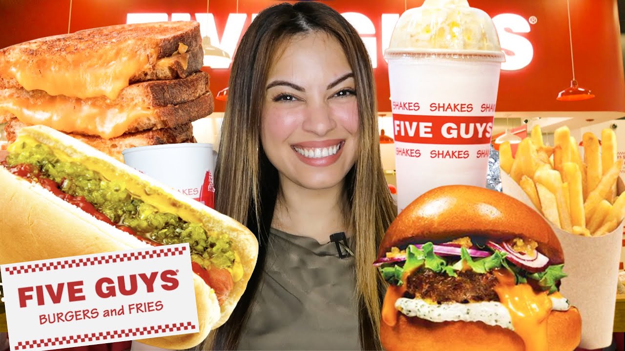 JE COMMANDE TOUTE LA CARTE FIVE GUYS !